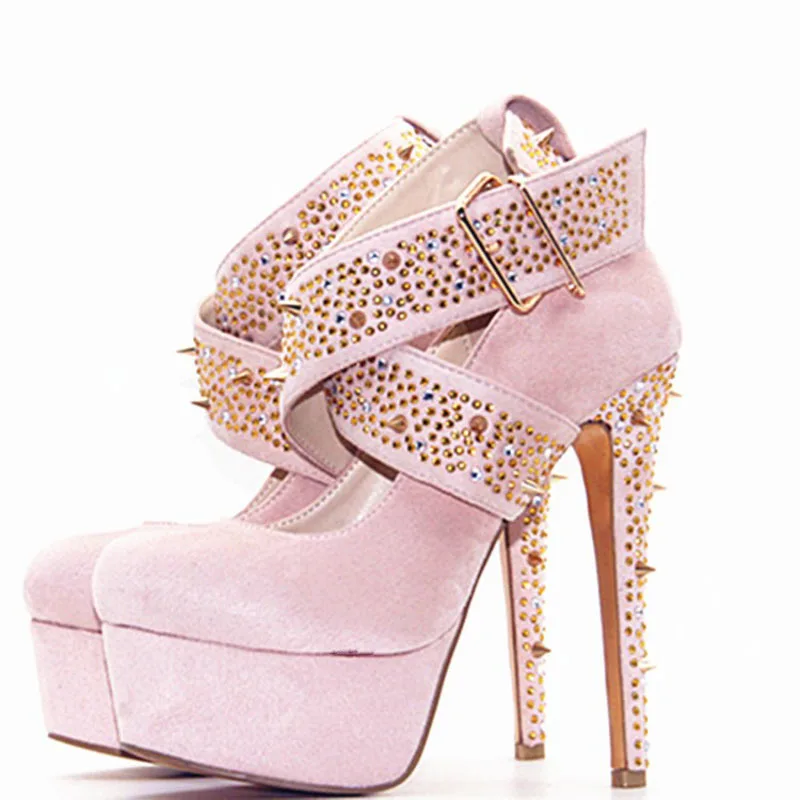 

Женские туфли-шпильки на высокой платформе, на высоком каблуке