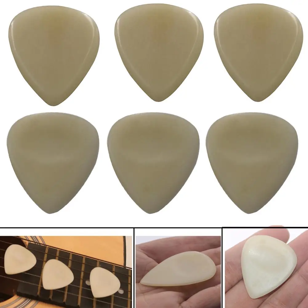 

5pcs Guitar Picks High Hardness Beef Bone Quick Picks Guitar Bass Ukulele Musical Instruments Accessories