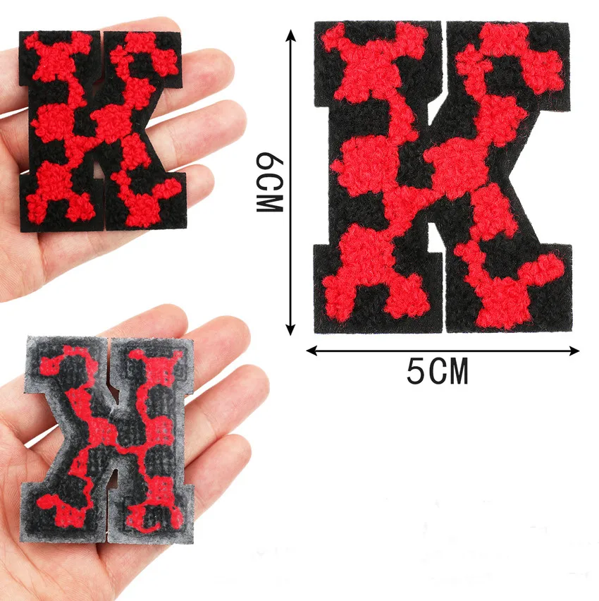 Художественный алфавит буква имя патчи для одежды искусственная вышивка