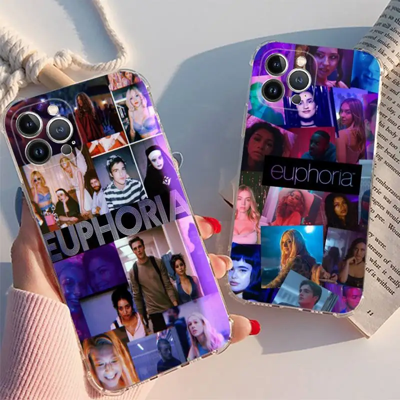

American TV Series Euphoria Phone Case For iPhone XR X XS Max 14 13 Pro Max 11 12 Mini 6 7 8 plus SE 2020 Printing Cover