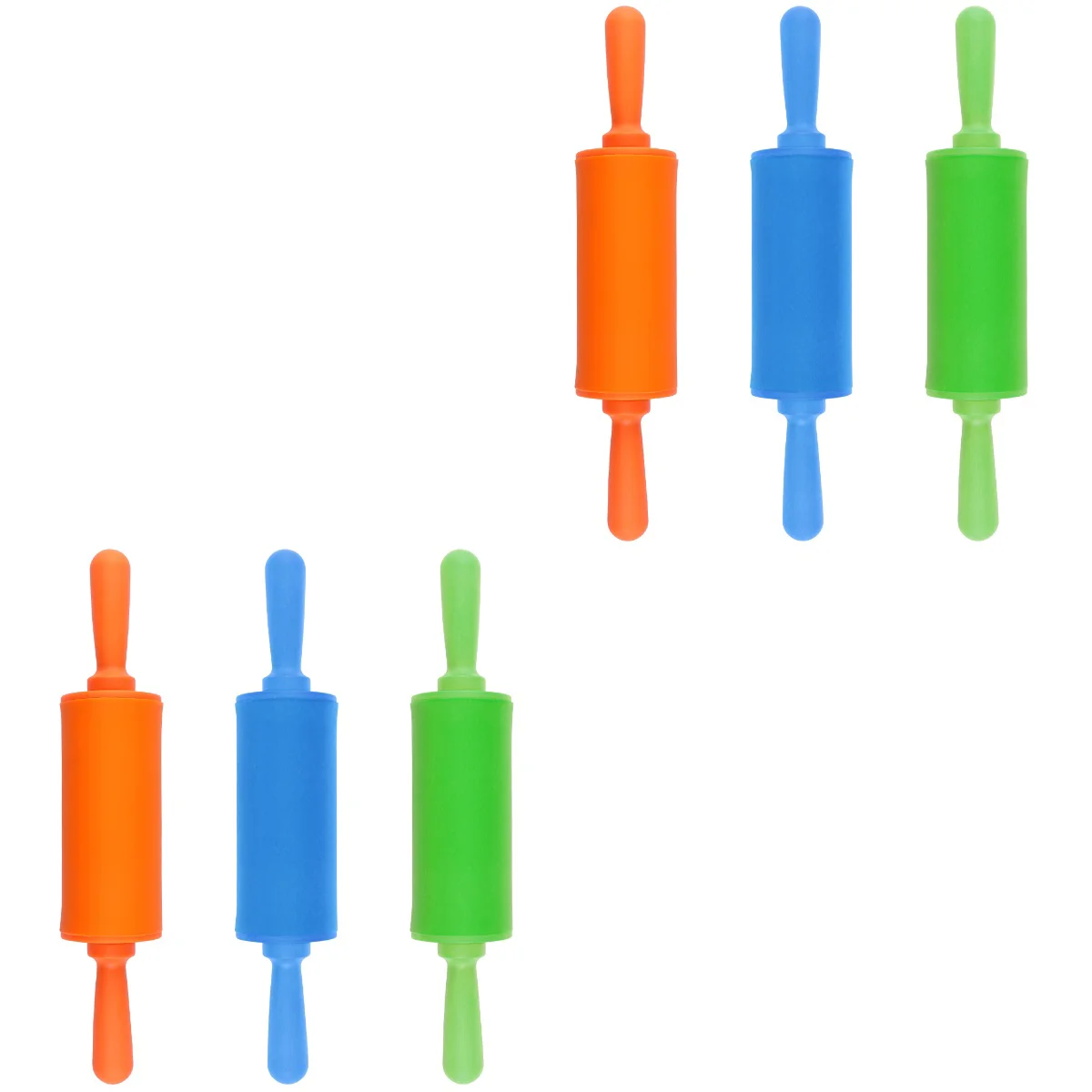 

6 PCS Kids Rolling Pin Set Dough Tools Kids Dough Tools DIY Dough Tools Dough Tools for Kids Rolling Pin for Kids Craft