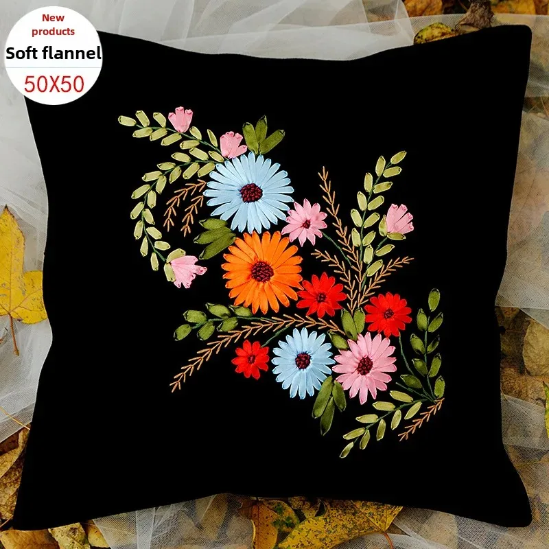 Новинка 2023 большой размер 50X50 см фланелевая печать без продукта набор сделай сам