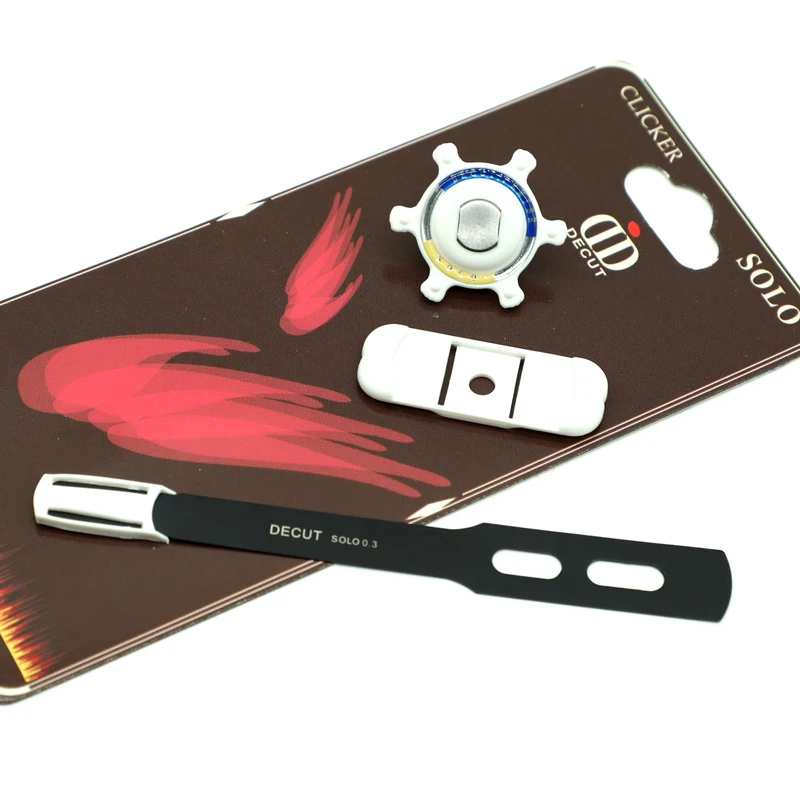 

Decut Recurve Bow Clicker SOLO Aluminum Arrow Clicker Signal Sheet for Shooting Hunting for Both Left/Right Handed