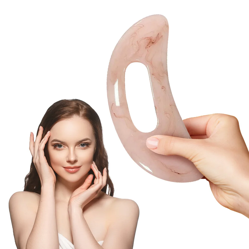 

Facial Gua Sha Massage Board Resin Reduce Fat Face Neck Skin Massager Acupuncture Gua Sha Full Body Scraping Plate for Health