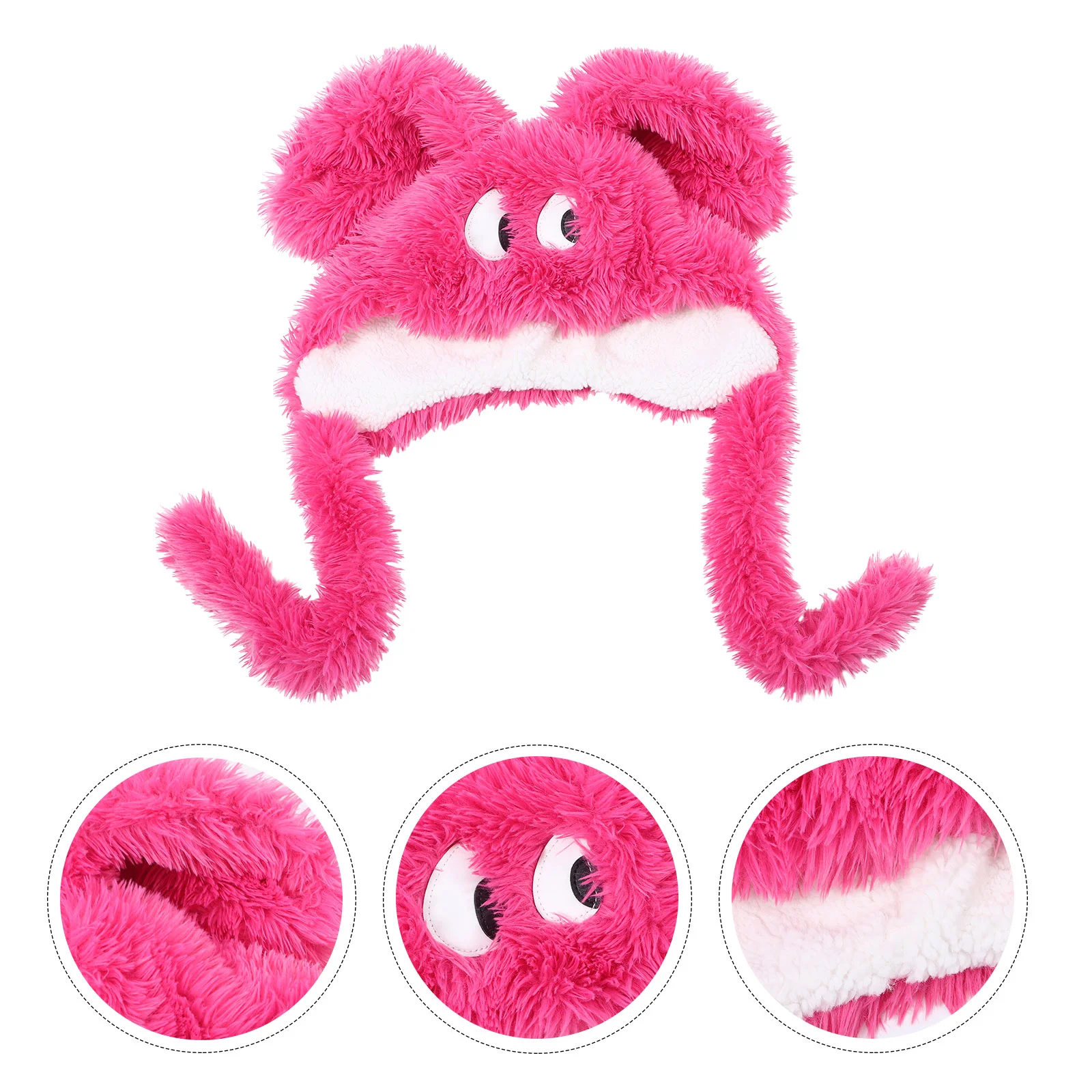 

Decorative Dog Ears Beanie Warm Hat Hats Funny Winters Puppy Fluffy Cute Wool Cap