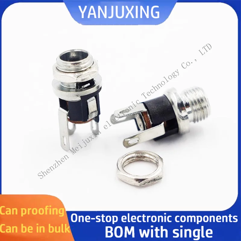 Металлические розетки с резьбовыми отверстиями 5 5-2 1 мм 10 шт