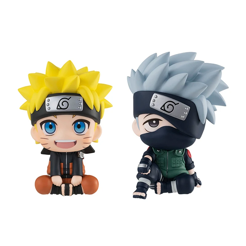 

10CM Anime Naruto Figure Uzumaki Naruto Kakashi Uchiha Sasuke Itachi Cute Toys Q Figurals Nendoroid Car Decoration Model