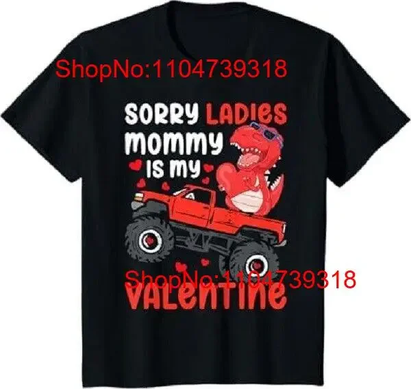Фото Футболка Kids Sorry Ladies Mommy Is My Valentine Day для маленьких мальчиков, винтажная потертая повседневная дышащая дизайнерская одежда, растянутая №1