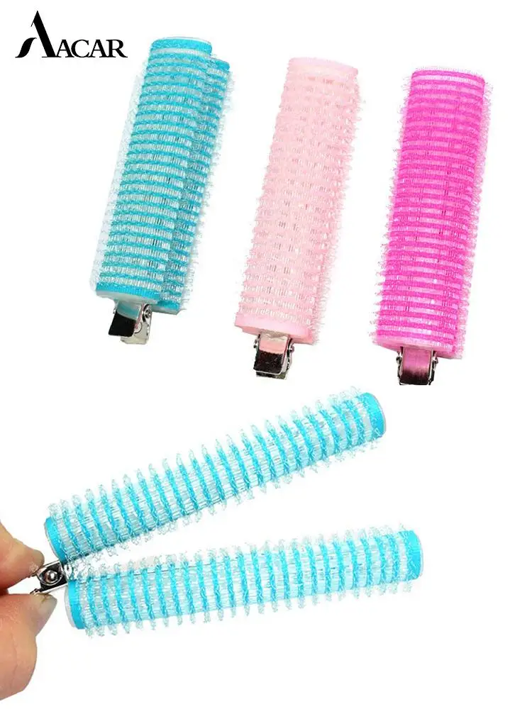 

1Pcs Portable Korean Hair Clips Hair Rollers Bangs Hair Root Fluffy Hair Clips Lazy Hair Clips Hair Top Styling Curling Barrel