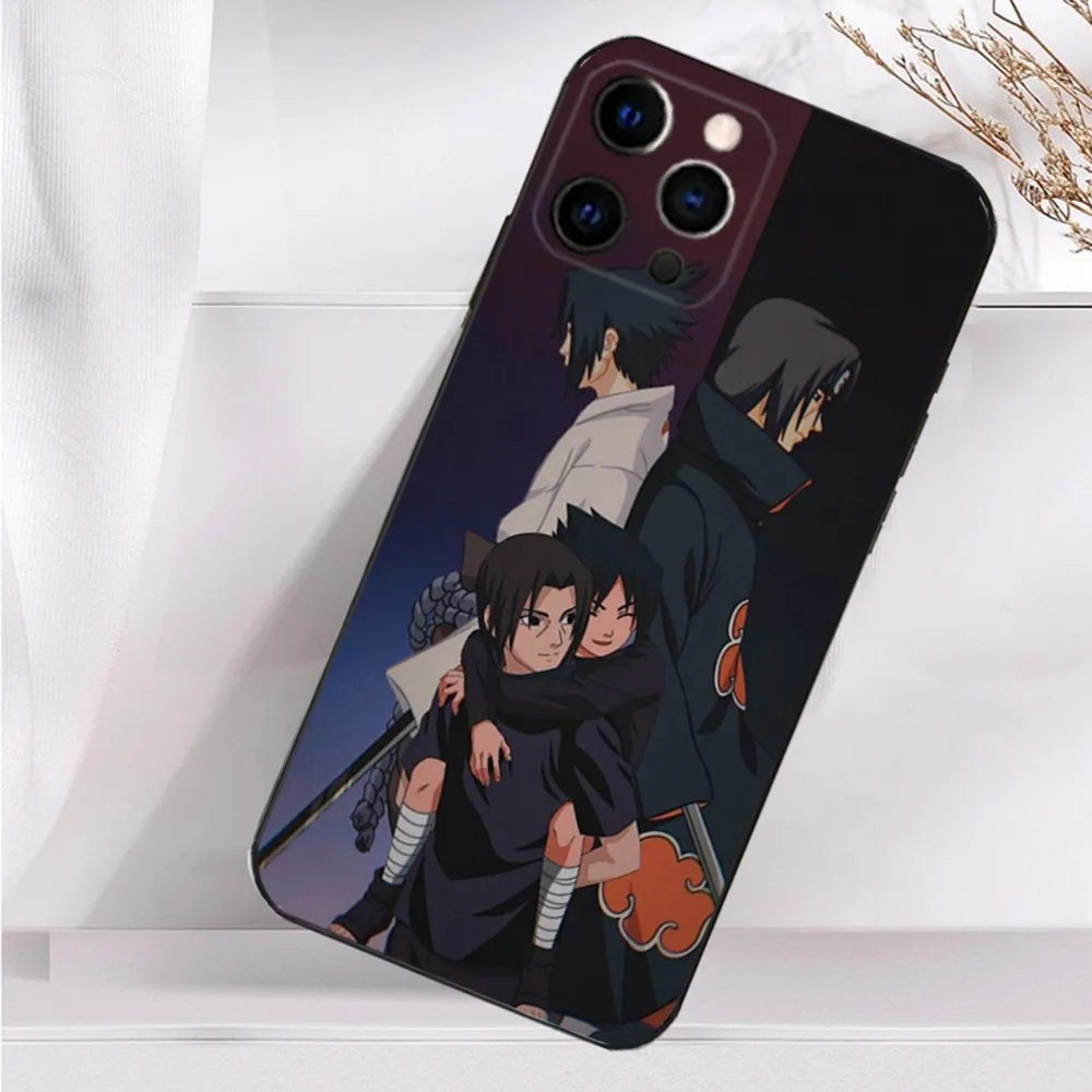 Чехол для телефона A-Anime U-Uchihas I-Itachis iPhone 16 15 14 13 12 11 Plus Pro Max XS X XR SE Mini 8 7 мягкий