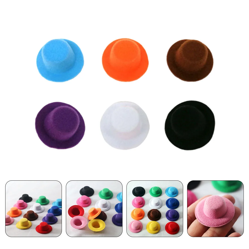 

Hats Hat Diy Doll Mini Crafts Decorative Decoration Small Tops Tiny Craft Dollhouse Ornament Formal Supplies Bulk Little Cap
