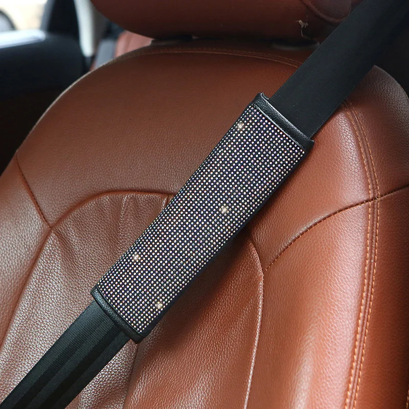 

Car interior set diamond-encrusted boutique seat belt shoulder cover hand cushion cover gear cover hand brake cover decoration
