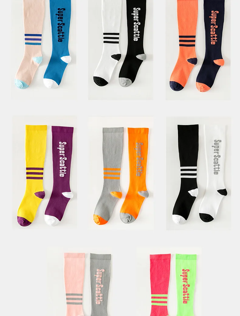 Asymmetric Compression Socks Color Yuanyang Socks Leg Socks Pressure Hose Factory Running Exercise