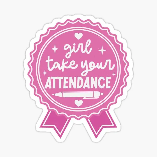 Наклейки для девочек Возьмите свое посещаемость 5 шт. наклейки детей окна комнаты