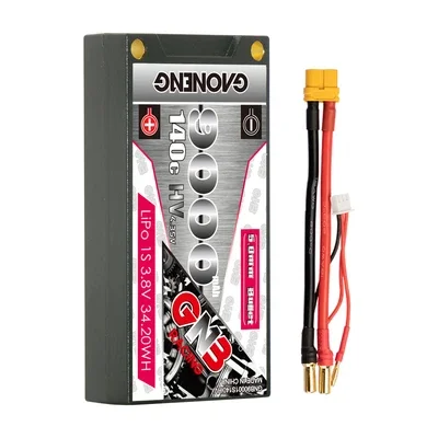 Gaoneng GNB 1S HV 3.8V 9000mAh 140C XT60 Hardcase Lipo battery Gaoneng GNB 1S HV 3.8V 9000mAh 140C XT60 Hardcase Lipo battery