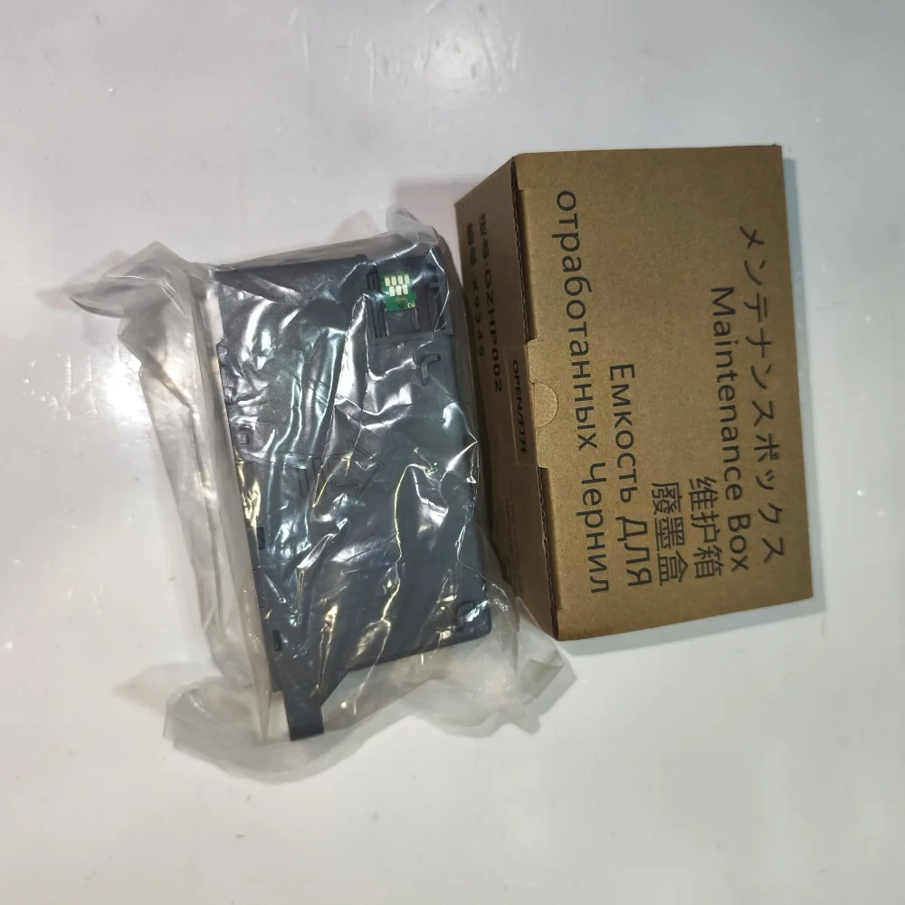 Фото 5 шт. C9345 коробка для обслуживания чернил для Epson L15150 L15160 L15158 L15168 L6578 L6558 WF-7820 4820 ET-5800 отработанные чернила №4