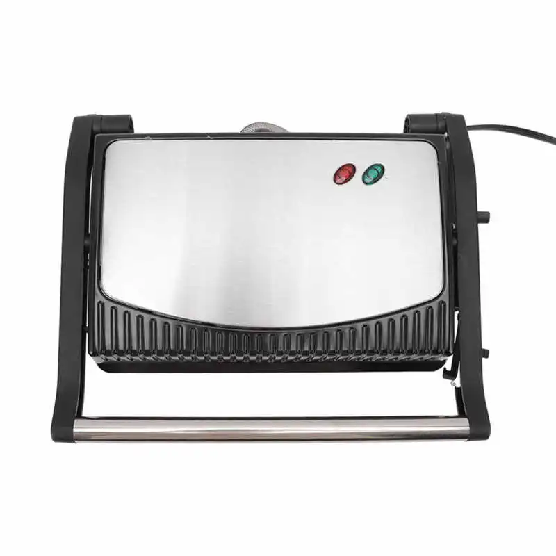 Panini Maker Double Sided Heating Easy Cleaning Panini Press Grill Breakfast Machine US Plug 110V
