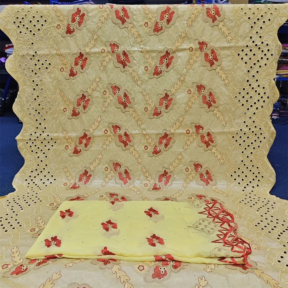 

Новейшая африканская богатая ткань Bazin, 7 ярдов, высокое качество, парчовый дизайн, богатая ткань Bazin, хлопковое кружево для свадебного платья