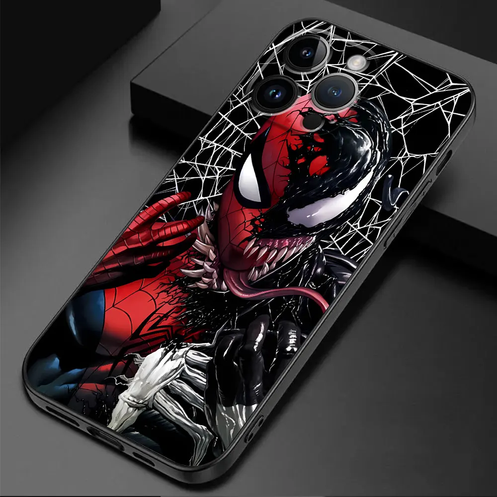 Чехол для телефона Marvel Spider Man Venom Xiaomi Redmi A2 A1 Plus 10 9 9C K40 Pro K50 Gaming 12 12C 10A 10C 9A K40s K60 Cover