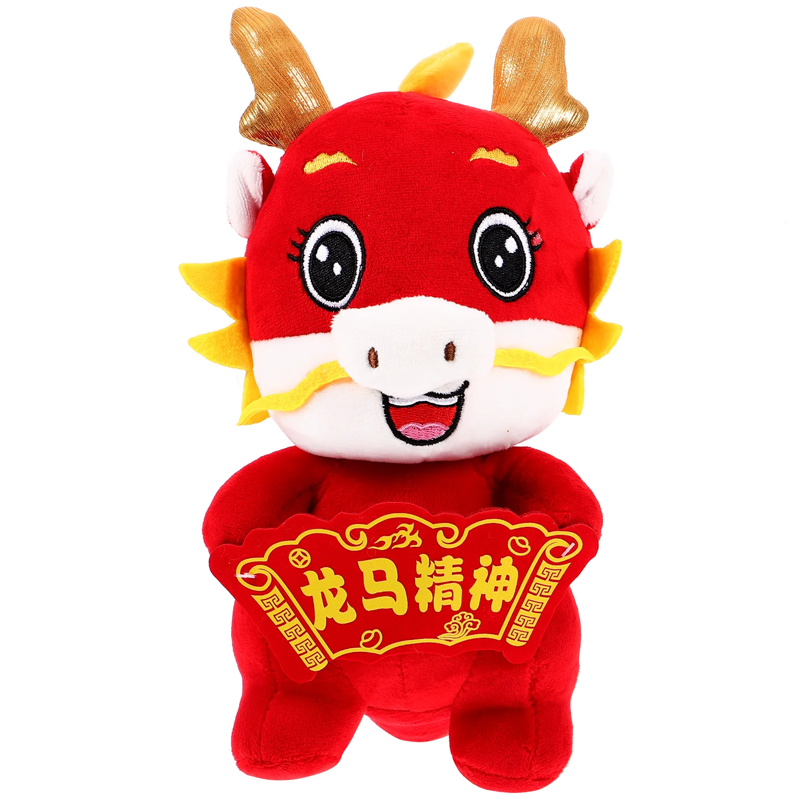 

Детские игрушки, реалистичный дракон, плюшевый китайский стиль, новогодний талисман, Мягкий ПП хлопок для детей
