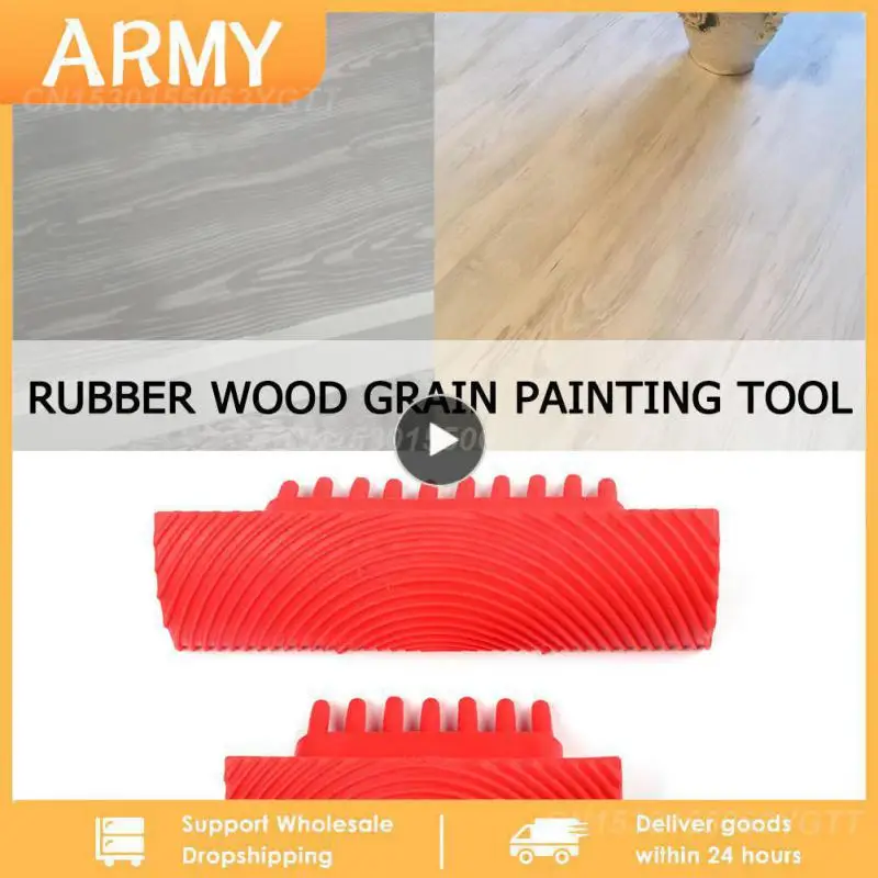 

1~10PCS Imitation Wood Grain Paint Roller Brush Wall Painting Tool Sets Wall Texture Art Painting Tool Set Home Decoration