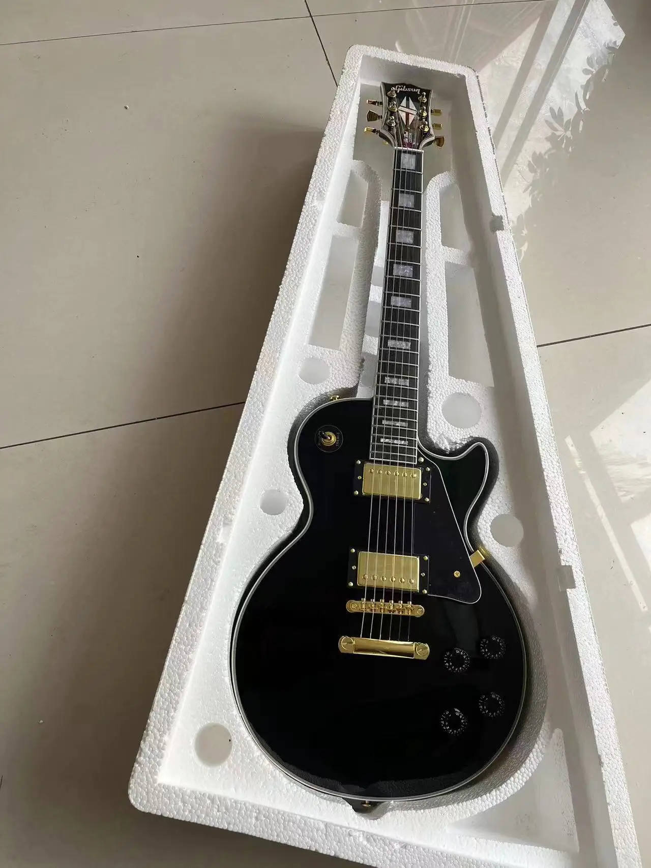 

Send in 3 days Flame Maple Top G Les Standard Brown LP Paul Electric Guitar in stock RTYGF