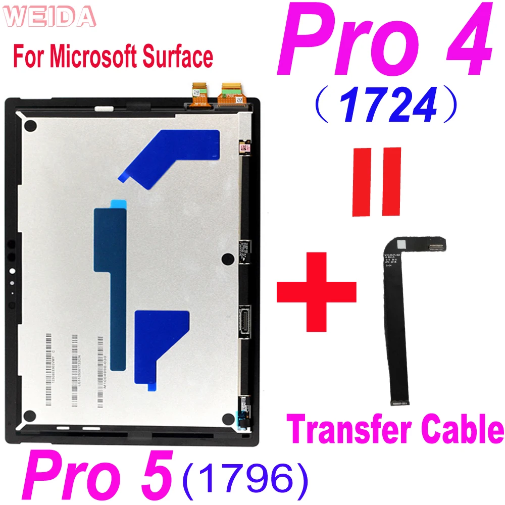 

Оригинальный ЖК-дисплей для Microsoft Surface Pro 4 1724, ЖК-дисплей для Microsoft Surface Pro 5 1796 Lcd