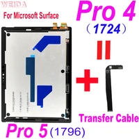 original lcd for microsoft surface pro 4 1724 pro 5 1796 lcd display touch screen digitizer assembly for surface pro 5 display