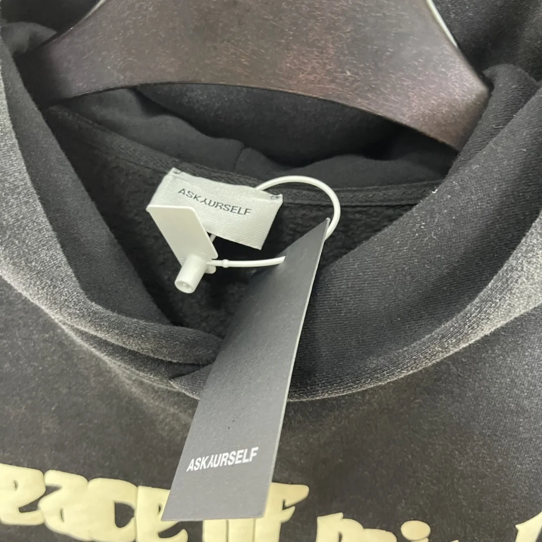 Мужская толстовка с капюшоном Askyurself doggy peace of mind худи толстовки бархатные