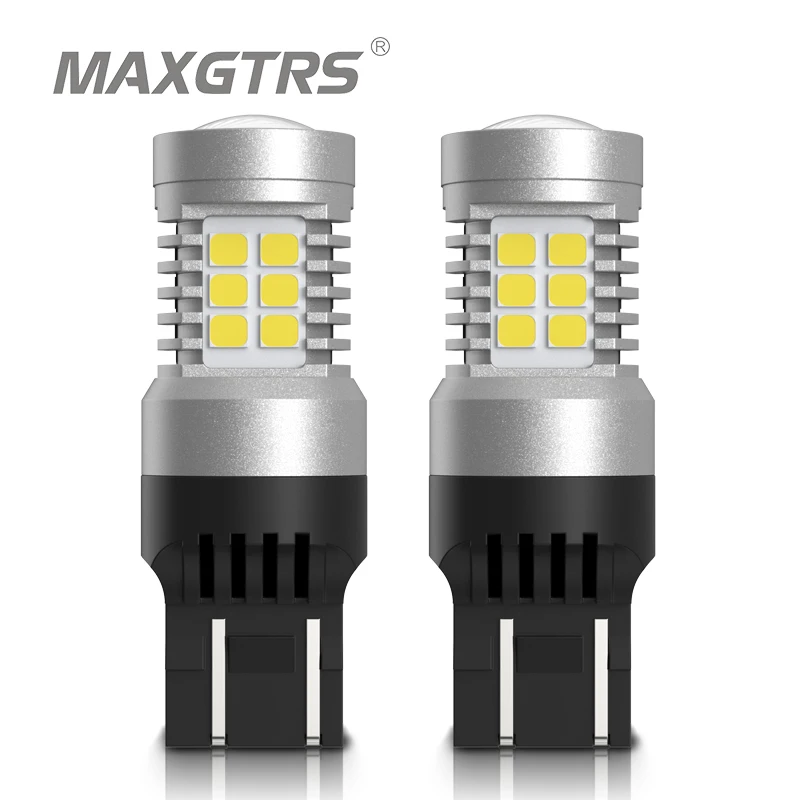 

2x7443 T20 W21/5W 1157 BAY15D P21/5W светодиодный автоматический задний указатель поворота, стоп-сигнал, лампы для парковки, светодиодные задние фонари