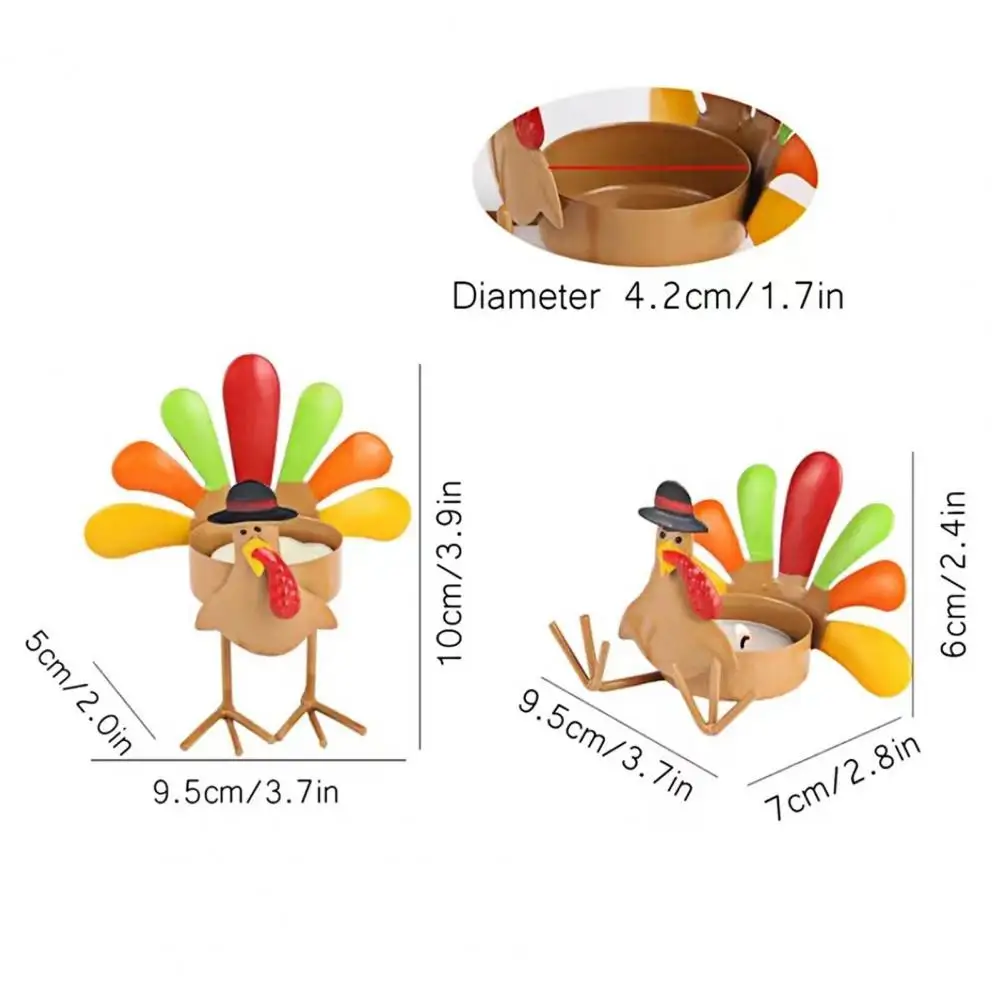 Красочный подсвечник в Турции на День Благодарения для чайной свечи