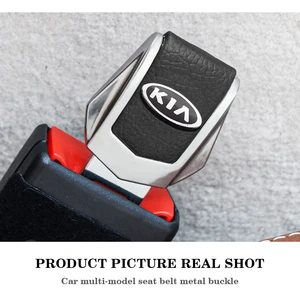 Car Seat Belt Clip Extension Plug Clear Alarm Auto Safety Seat Lock Buckle Seatbelt Clip Extender For Kia Sportage Ceed Rio 3 4