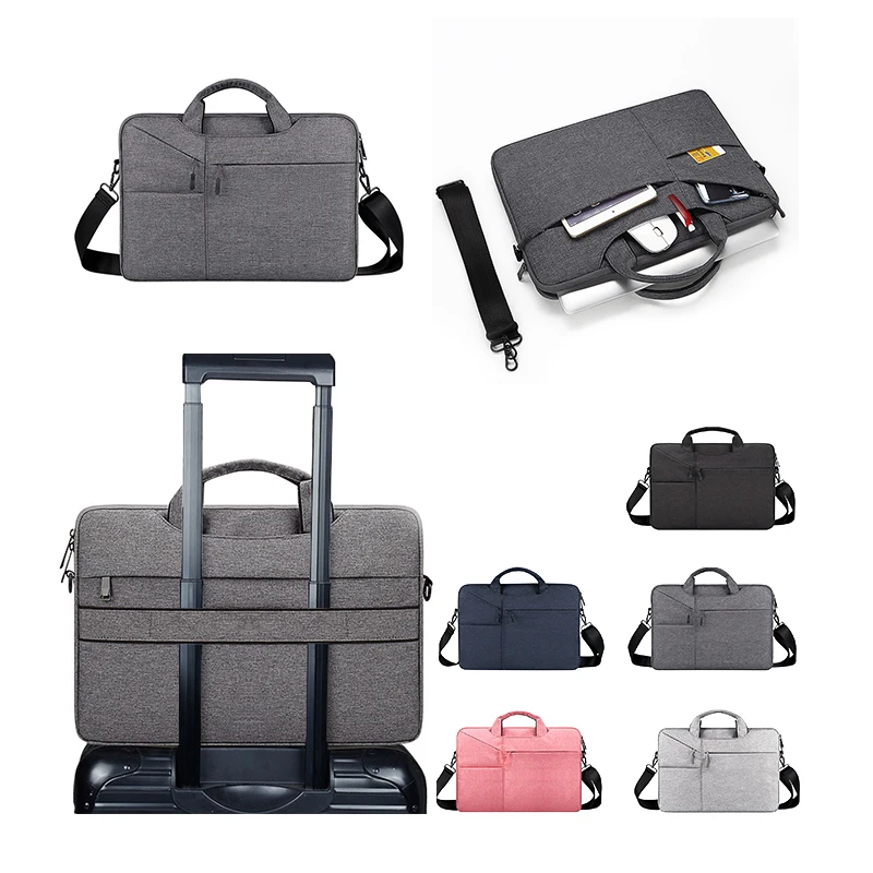Laptop Bag Sleeve Case Protective Shoulder Carrying Case for Pro 13 14 15.6 Inch Macbook Air ASUS Lenovo Dell Huawei Handbag