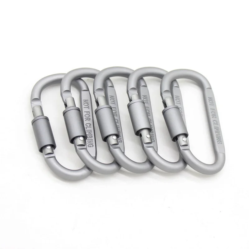 Качественный карабин 8 см из алюминиевого сплава быстрая вешалка утолщенная
