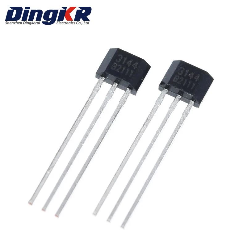 10 шт., датчик эффекта холла, новый и оригинальный IC A3144E/TO92-3Pins A3144 TO-92 3144 3144E