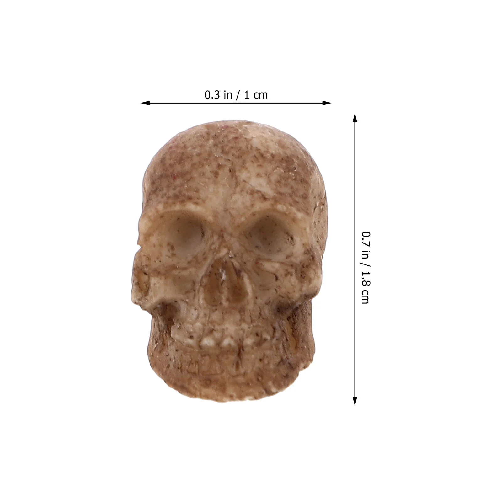 Череп из смолы маленькая ползучая голова хитрая игрушка страшный реквизит