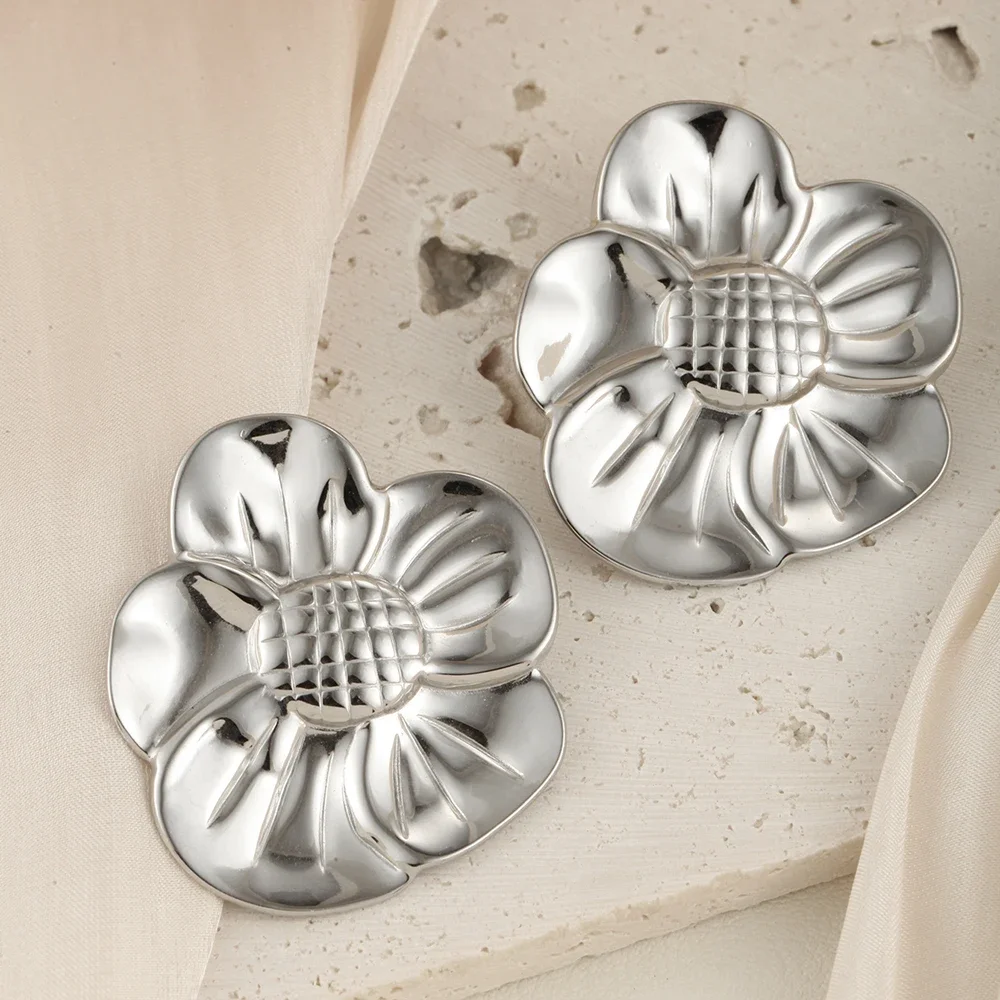 2024 новые серьги роскошные дизайнерские милые серьги-гвоздики в форме цветка