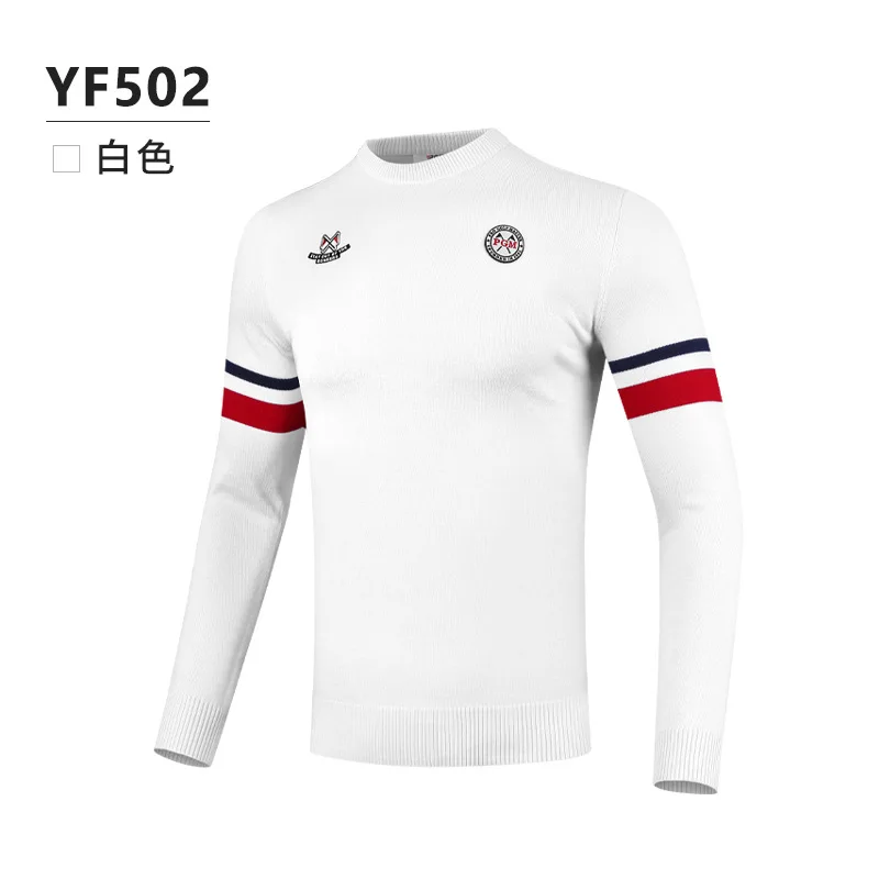 

Свитер для гольфа PGM, Мужская трикотажная спортивная ветрозащитная теплая одежда, мужская футболка с длинным рукавом, новинка 2022