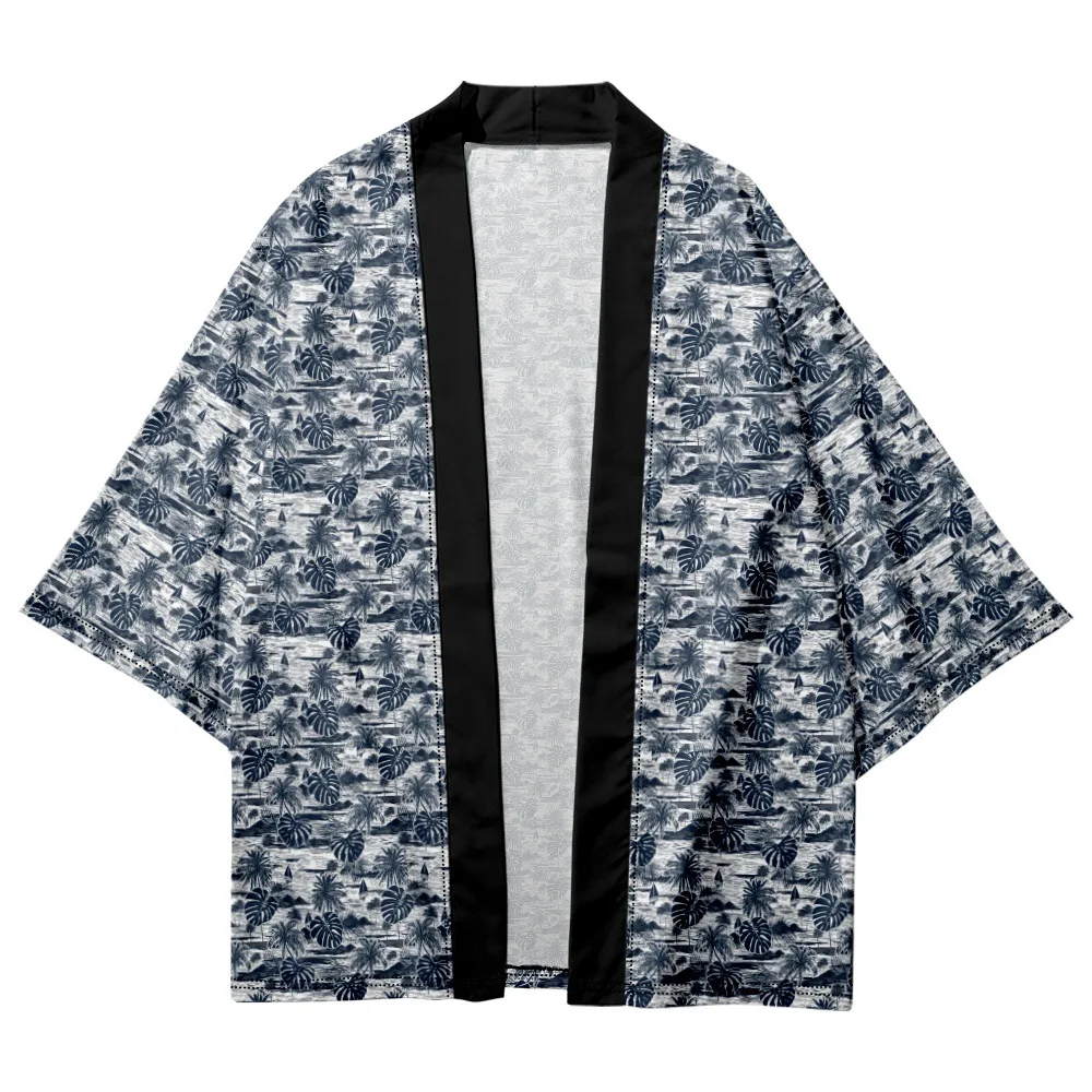 

Халат мужской в японском стиле, хаки, юката, халат, повседневная одежда для сна, кардиган, лето