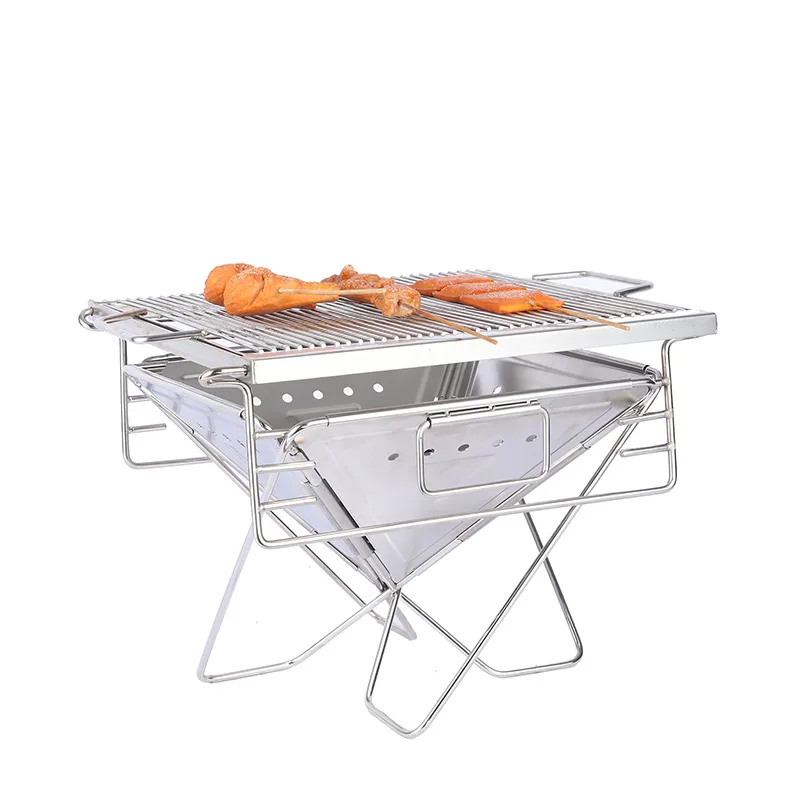 

Stainless Steel Folding Barbecue Stove Outdoor Supplies Fire Barbecue Oven Portable Barbecue Rack