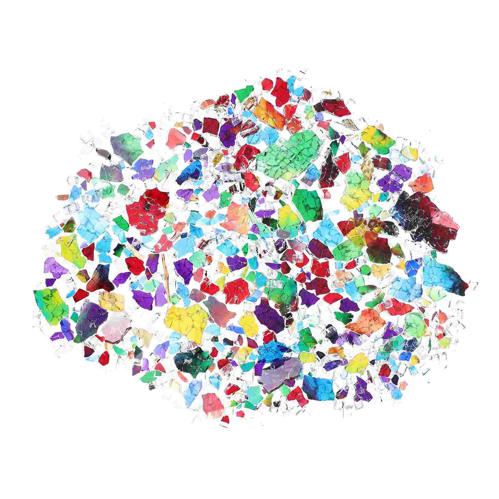 

5 пакетов фрагментов трещин льда мозаичные детали DIY аксессуары Принадлежности для рукоделия