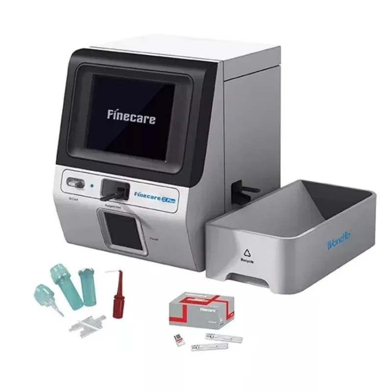Фото Многоканальный иммунофлуоресцентный анализатор Wondfo Finecare FS-205 III 3 PLUS FIA Meter, система для химического анализа, наборы реагентов для тестирования №1