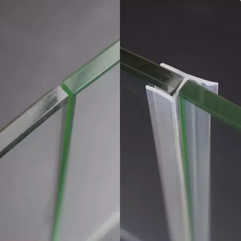 Уплотнительная Лента Из Силиконовой Резины В Форме F/h Безрамная Прокладка Для