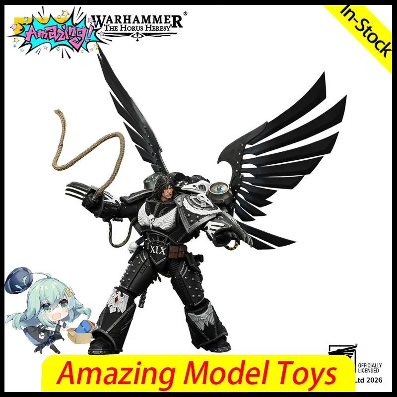 Фото В наличии: Фигурки JOYTOY Warhammer 40K 1/18, Корвус Коракс, Праймарх XIX Легиона, модель для сборки, подарки №4