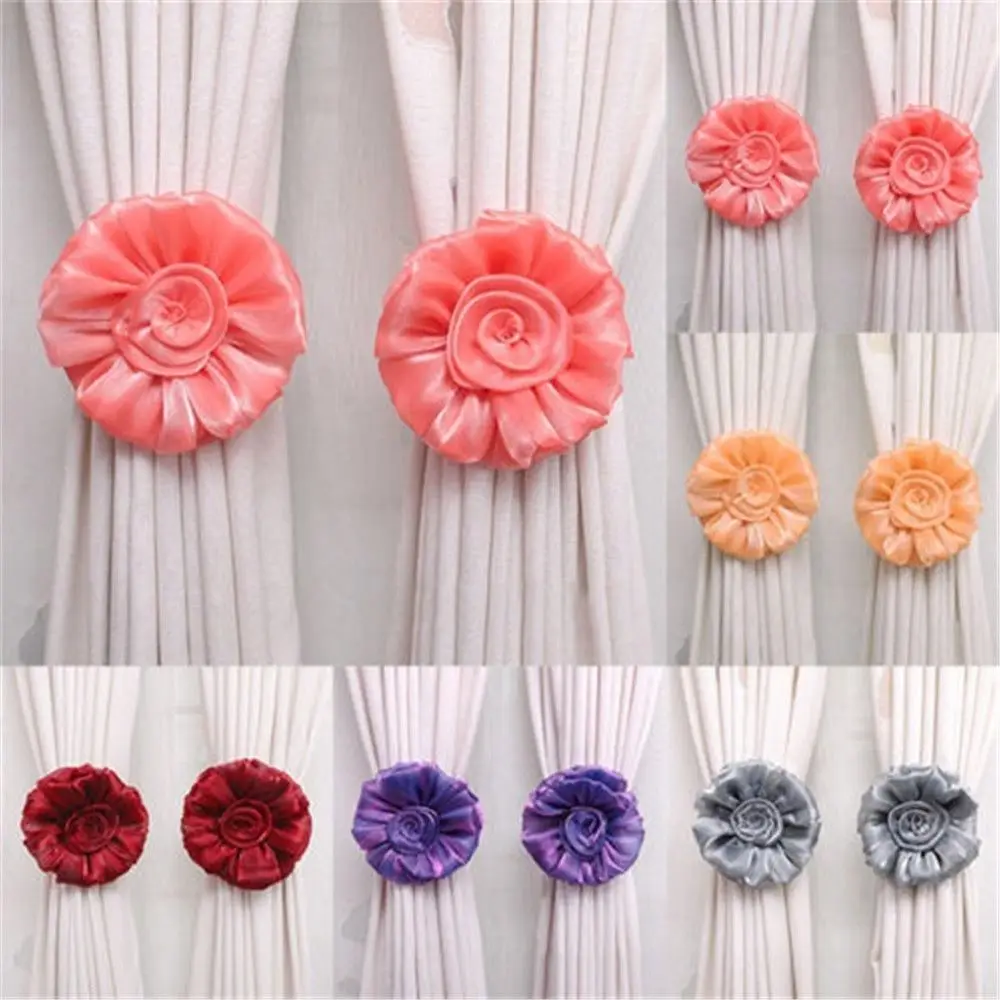 1 пара, большой кружево, цветок, роза, застежка для штор на окно, зажимы, держатели для штор, украшение для дома, Аксессуары для штор 1 пара, большой кружево, цветок, роза, застежка для штор на окно, зажимы, держатели для штор, украшение для дома, Аксессуары для штор