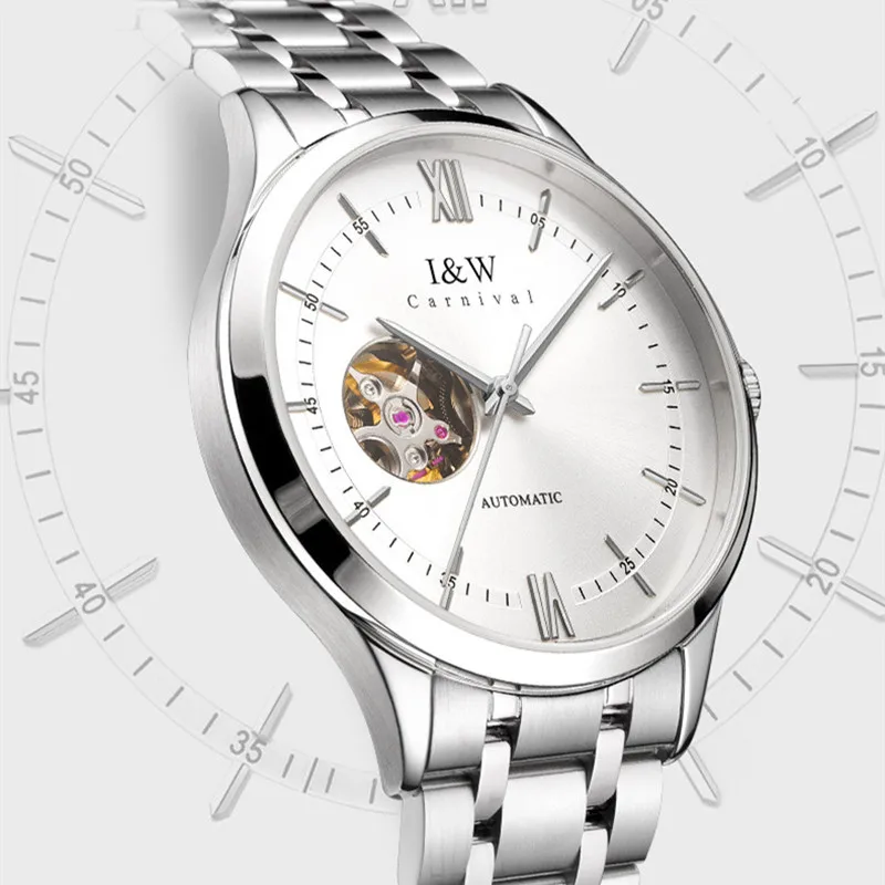 Швейцарский роскошный бренд I &amp W CARNIVAL японский импорт NH39A автоматические
