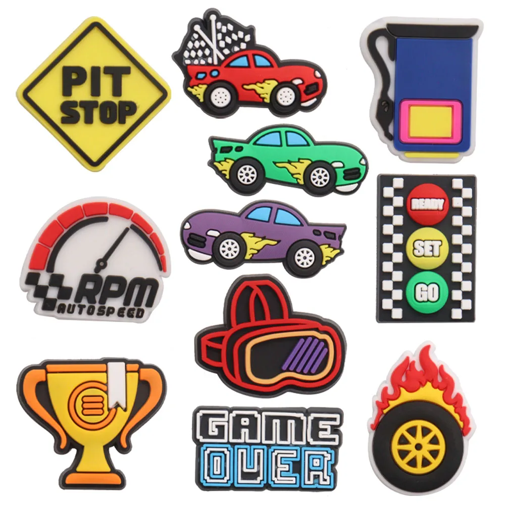 

1PCS PVC Super Car Game Over Fridge Magnetic Sticker Cool Home Refrigerator Decoration Suitable Fit Boys Phone Wall Magnets