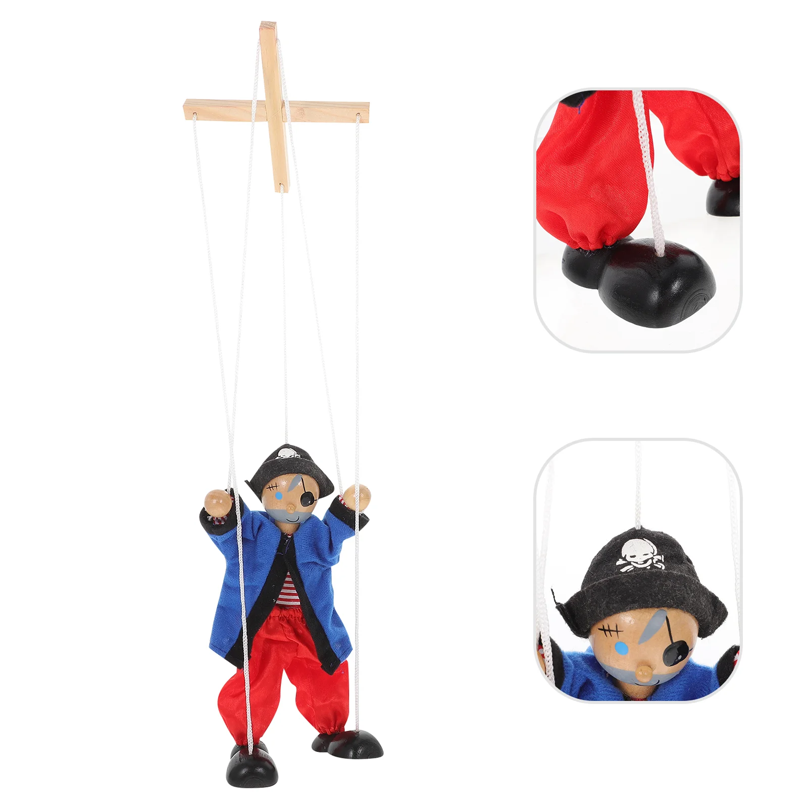 

Marionette Educational Playthings Clown Puppet Dolls Decoration Toy Adorable Puppets