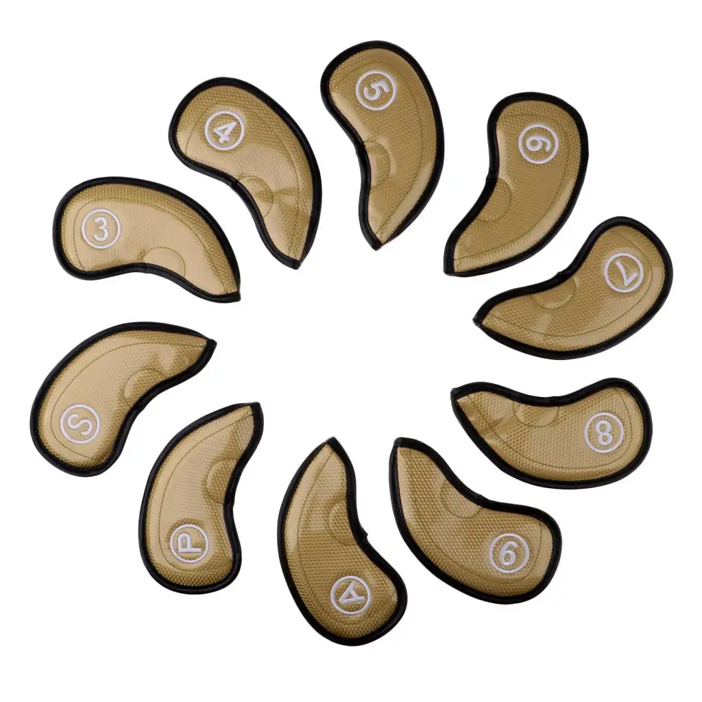 

10 шт., водонепроницаемые металлические Чехлы для гольфа