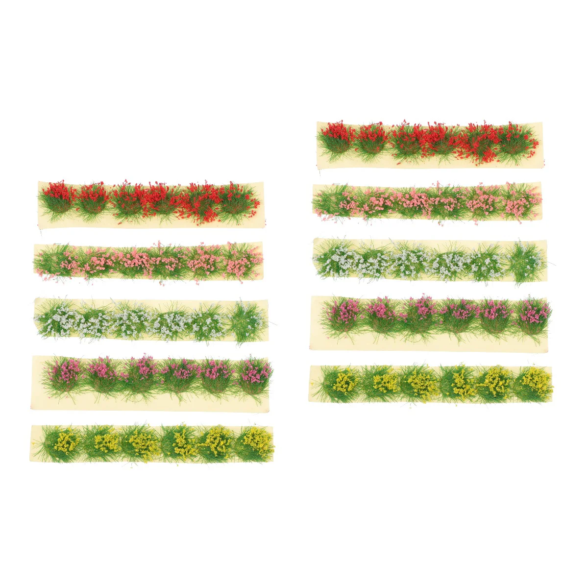 

Flower Cluster Miniature Decor Static Model Tufts Sand Mini Tableterrain Scenery Bushy Simulation Tuft Kit Artificial